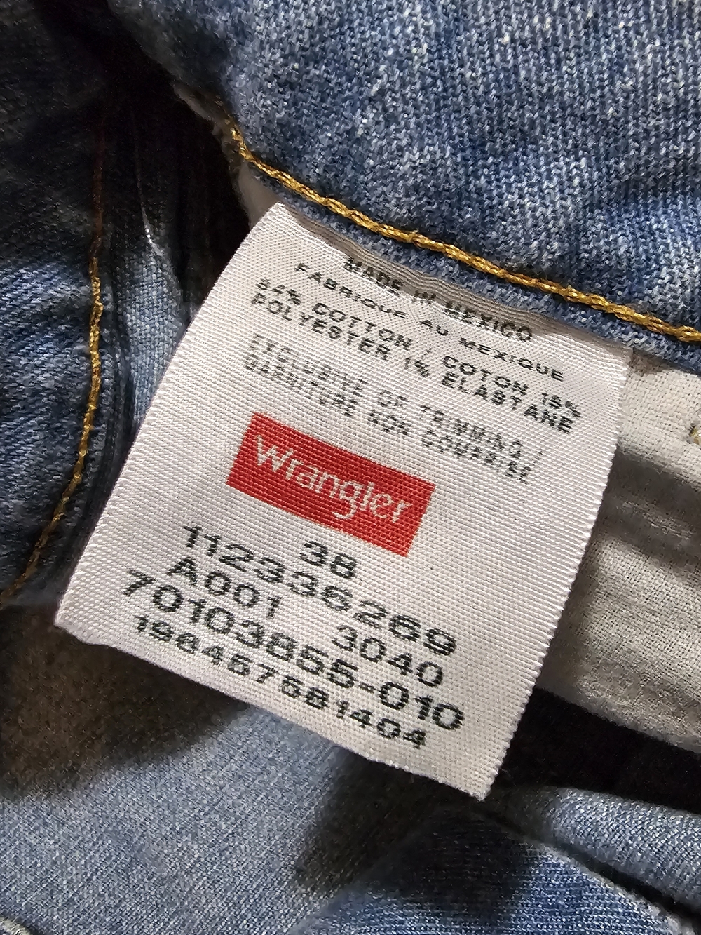 Wrangler Light Blue Denim Carpenter Jorts - Picture 3 of 9